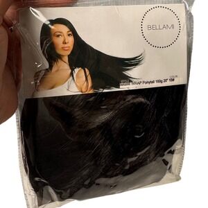 Bellami Wrap Ponytail 160g 20 Inch Synthetic Hair Extension Off Black 1B 128001